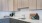 kitchen with two tone cabinets and large sink - Philadelphia  apts for rent Rivermark Northern Liberties